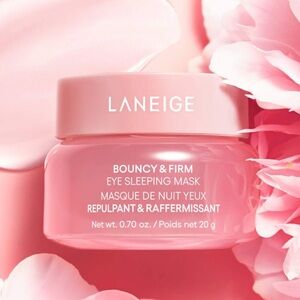 LANEIGE Bouncy & Firm Eye Sleeping Mask w/Caffeine Niacinamide Korean Beauty NIB